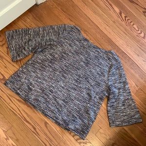 Loft boucle bell sleeve top